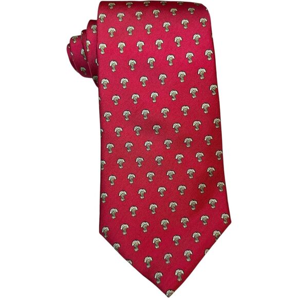 Vineyard Vines Custom Collection Nectktie Tie Wheatland Tube Co. Red Made in USA - Picture 1 of 5